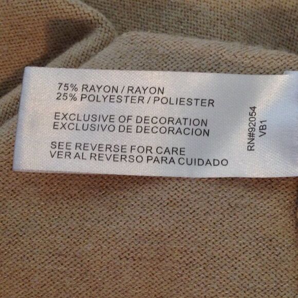 Carolyn Taylor Lightweight Sweater Decorate Brads on Sleeves XL - Picture 4 of 8